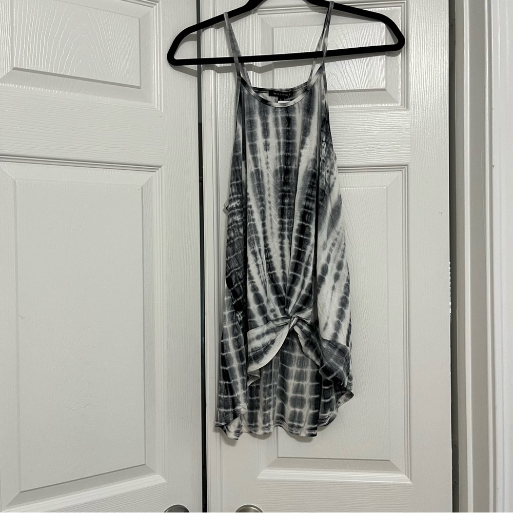 Tie Dye Twist Front Halter